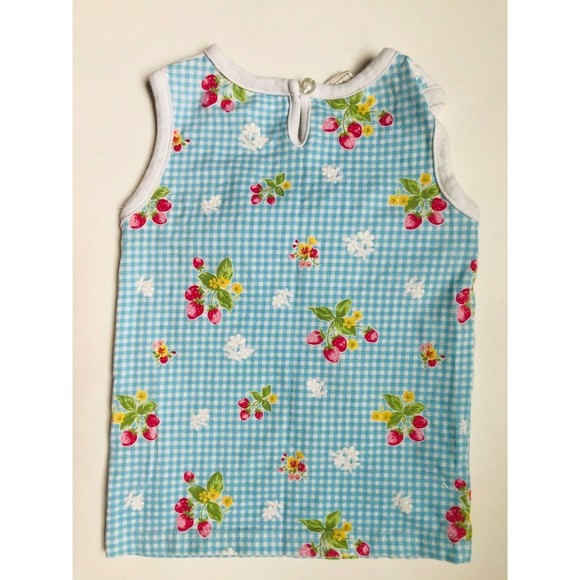 Baby Girl's Size 9M 6-9 Months 3 Pc Orange Cardigan, Berry Top, Carter's Shorts - Picture 7 of 9